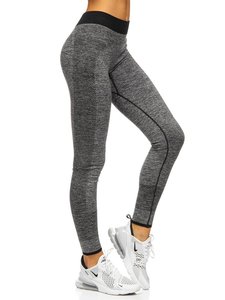 Leggings de gymnastique taille haute personnalisés pour les femmes confortable polyester spandex tricoté extensible fiable conceptions personnalisées style sexy - Product Image 5