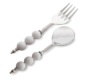 Utensilios de cocina Juego de cubiertos Mango pintado a mano hecho a mano Cubiertos Accesorios Mesa Estilo moderno Juegos de cubiertos - Product Image 6