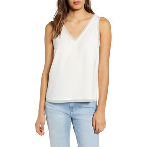 Camisetas sin mangas holgadas personalizadas al por mayor para mujer, camisetas informales sin mangas de verano de talla grande 2025 - Product Image 1