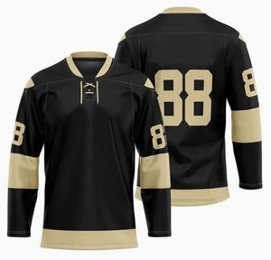 Maillots de hockey sur glace personnalisés à bas prix, service OEM, design réversible pour adultes, impression par sublimation, respirant et anti-humidité - Product Image 3