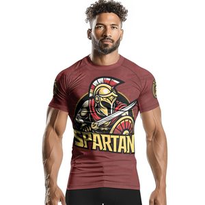 Camiseta de manga corta para artes marciales mixtas (MMA), ligera, de tela elástica, con logotipo personalizado, para entrenamiento de artes marciales. - Product Image 6
