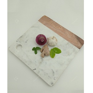 Nouveau Design Unique Planche À Découper De Forme Carrée Marbre Et Planche À Découper En Bois Cuisine Essentielle Meilleure Vente Utilisation De La Cuisine - Product Image 2