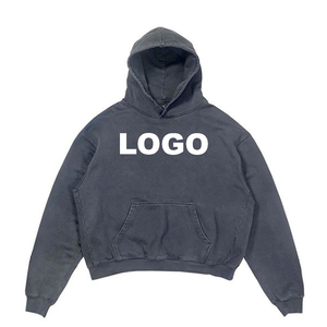 Prix d'usine sweats à capuche d'hiver pour hommes imprimés personnalisés brodés couleur unie respirante couleurs personnalisées - Product Image 6