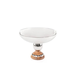 ชามเสิร์ฟช็อกโกแลตทำมือแบบพิเศษสำหรับเดือนรอมฎอน ผลิตจากสแตนเลสและไม้ที่เป็นมิตรต่อสิ่งแวดล้อม ดีไซน์ทันสมัย เหมาะสำหรับใส่ผลไม้และอาหาร - Product Image 2