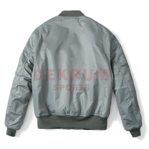 Blouson bombardier personnalisé vente en gros nouveau design blouson bombardier en Offre Spéciale nouvelle arrivée blouson bombardier pour hommes - Product Image 3