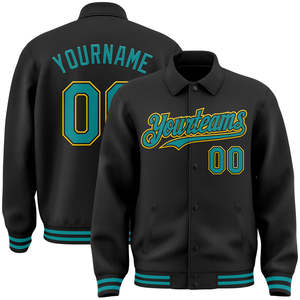 Ropa de calle personalizada Letterman Varsity chaqueta para hombres camisetas de fútbol Bomber Full-Snap Varsity Letterman chaqueta de dos tonos - Product Image 5
