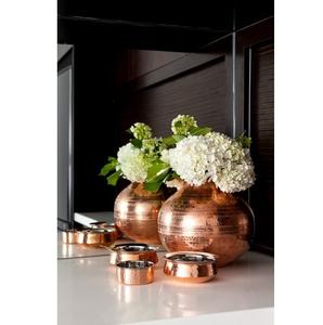 Pot en métal noir élégant fait à la main pour les arbres d'intérieur Style de conception côtière - Product Image 3