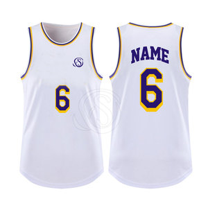 Vente directe d'usine, vente en gros, maillot de basket respirant, grande taille, nouveau style, best-seller, 100% polyester, sans manches, pour adulte - Product Image 1