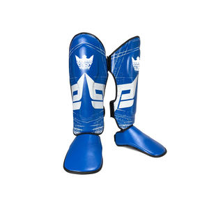 MMA artes marciales espinilleras acolchadas ajustables Muay Thai protectores de piernas con protección de empeine para entrenamiento de kickboxing y combate - Product Image 3