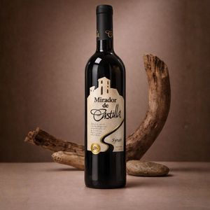 Mirador de Castilla Vino Rosso Syrah 100% Syrah 13,5% ABV Vino Rosso Spagnolo 750ml - Product Image 2