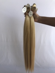 Haute qualité 24 ''vison cambodgien indien Remy vierge faisceaux droits cuticule aligné donneur unique Extensions de cheveux exportation - Product Image 6
