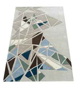 Boho Chic Flat Weave Carpet <b>Hand</b> Tufted Woolen Rugs for Living Room Bedroom & Modern Homes - Product Image 1