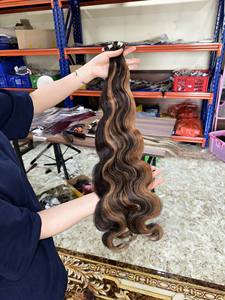 2024 vente en gros tendance de haute qualité noir vague de corps Bundle vietnamien cheveux humains pour les femmes noires vendeurs - Product Image 3