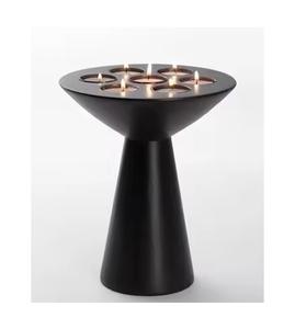 Couleur noire dernière conception bureau décoratif fait à la main en vrac qualité fantaisie taille et forme personnalisée bougeoir - Product Image 1