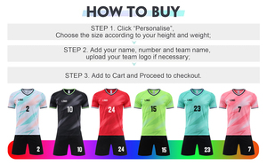 Maillot de football personnalisé imprimé par sublimation 100% polyester léger et respirant à manches courtes pour adultes - Product Image 2