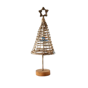 Natural Rattan Pine Tree <b>Christmas</b> Home Decorations for Home Vintage Style Hanging From Vietnam - Product Image 3
