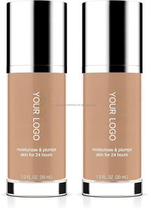 Fond de teint liquide de marque privée avec applicateur au pinceau Matte Waterproof Lang-lasting Silver Cap Glow Concealer Low quantité minimale de commande - Product Image 6