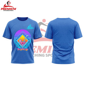 260 gramos 60% algodón 40% poliéster liso en blanco hombres camiseta de gran tamaño para camisetas de impresión personalizadas - Product Image 4