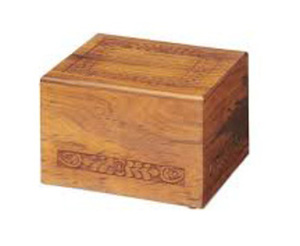 Urnas de cremación de madera modernas hechas a mano de estilo americano, urnas funerarias decorativas para hombres y mujeres - Product Image 3