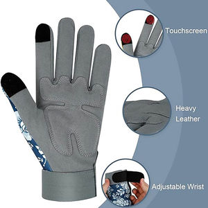 Grano Cabra Cuero Ala Pulgar Jardinería Seguridad Trabajo Conductor Guantes Wome guantes de jardinería guantes de color personalizados en venta al por mayor - Product Image 6