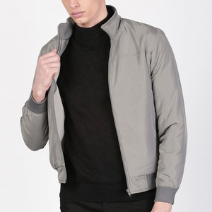 Men's Winter Stand Collar Bomber Jacket Waterproof Breathable Eco-Friendly Polyester/Nylon Custom Logo Plus Size Casual Outdoor - Product Image 1