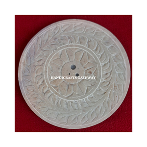 Porte-bâton d'encens en pierre de savon naturelle, design unique d'éléphant et de forme rectangulaire, pour la décoration et les cadeaux d'affaires. - Product Image 2