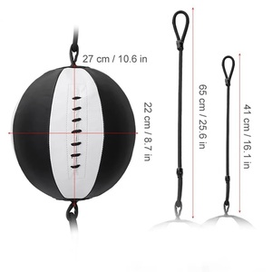 กระสอบทรายต่อยมวยหนังปลายคู่,ความเร็วโดดเด่นและหลบลูกบอลฝึกสำหรับการออกกำลังกายในยิม - Product Image 1