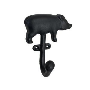 Fabricant de qualité supérieure Design élégant Utilisation à domicile Matériau en fonte Utilisation pour portes et fenêtres Crochet mural en laiton noir Patère - Product Image 1