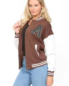 เสื้อแจ็กเก็ตเบสบอลสำหรับผู้ชายเสื้อโค้ททีมโรงเรียนแขนยาว - Product Image 3