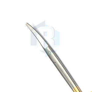 Tijeras de operación de acero inoxidable afiladas romas curvas rectas de 5,5 pulgadas de calidad superior instrumentos quirúrgicos base de potencia Manual - Product Image 4