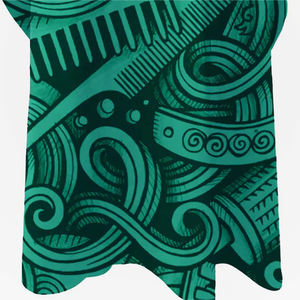 Capes de salon de beauté et de barbier personnalisables, entièrement imprimées, grandes tailles, confortables, imperméables, recyclables, fabriquées en nylon et polyester - Product Image 3