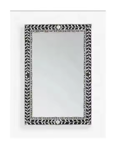 Attractive Black bone Inlay With Mother of Pearl <b>Wall</b> <b>Hanging</b> <b>Mirror</b> Mosaic <b>Mirrors</b> - Product Image 2