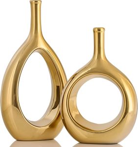 <b>Gold</b> Plated Metal <b>Vase</b> Timeless Metal Decor Customizable Flower <b>Vase</b> Personalized Elegant <b>Vase</b> for Home & Office - Product Image 3