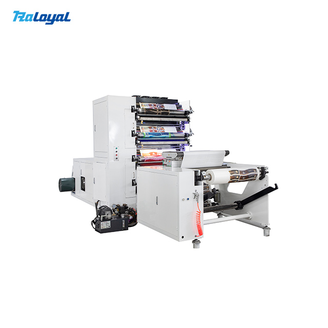 1 2 3 4 5 6 7 8 Color Fully-automatic Barcode and Satin Adhesive Labels Paper Film Aluminum Foil Stack Flexo Printing Machine