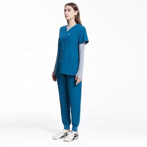 Conjuntos de Uniformes Médicos Antibacterianos de Punto para Mujer, para Uso Hospitalario, Clínica Médica, Cirugía Dental, Quirófano, 2025 - Product Image 6