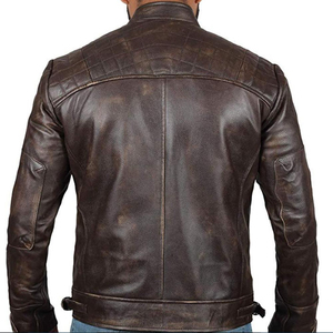 Chaqueta de Cuero para Hombre 2025 al Mejor Precio, Transpirable e Impermeable, Talla Grande con Logotipo Único, Disponible al por Mayor - Product Image 5