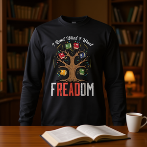 Camiseta de manga larga Freadom Tree Reading Librarian Book - Product Image 3