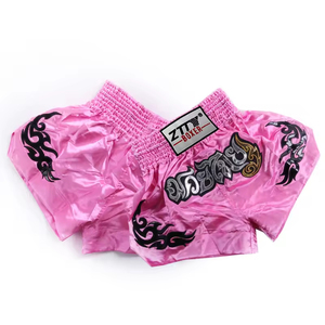 Shorts de boxe taille haute en gros avec logo et couleur personnalisés, 100 % polyester, unisexe, pour MMA, kickboxing, impression numérique - Product Image 5