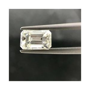 เพชรธรรมชาติเทียบกับความคมชัดสี Def หลวมขัดรูปทรงแฟนซีมรกตตัดเพชร - Product Image 5