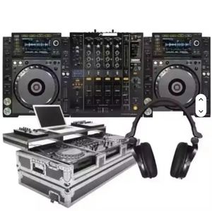 Set de Controlador de DJ Profesional, 2x CDJ 2000, 1x 900 Nexus, Consola de Audio Amplificada, Mezcladora, Consola de Grabación de Música Metálica, 2 Profesionales - Product Image 1