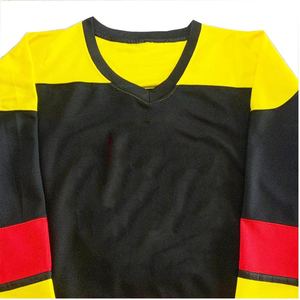 Camiseta de hockey sobre hielo personalizada OEM 100% poliéster UNIFORMES DE EQUIPO personalizados impresión por sublimación logotipo nombre Número entrenamiento de manga larga - Product Image 4
