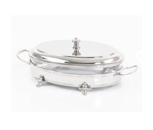 Plat à réchaud en acier inoxydable au design fabuleux, couleur argent, OEM personnalisé, style classique, utilisation en buffet, chauffe-plats de haute qualité - Product Image 3