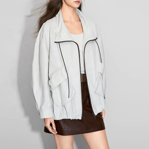 Trench-coat pour femme - Nouvelle arrivée automne, trench-coat léger décontracté pour l'extérieur, surdimensionné, vestes personnalisées avec logo - Product Image 2