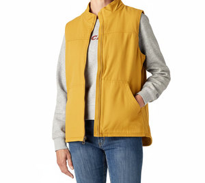 Gilet en toile pour femme, look décontracté, streetwear, logo personnalisé avec impression, vêtements de plein air tendance pour adultes, gilet en toile pour femme - Product Image 5