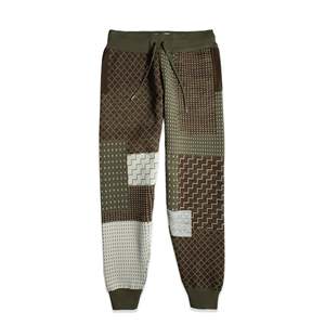 Pantalones Deportivos de Hombre Color Caqui con Parches, 100% Algodón, Logotipo Personalizable, Decoraciones con Cremallera, Tallas XL a 6XL, Ligeros - Product Image 1