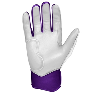 Gants de frappeur de baseball en cuir véritable Adultes Professionnels Hommes Femmes Softball Custom Made Hook Loop/Snap Closure Quick-Dry - Product Image 3