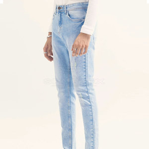 Wholesale Custom Made Men's Jeans Pants Lightweight Straight Pattern Casual Design Low MOQ <b>for</b> Online <b>Sale</b> - Product Image 2