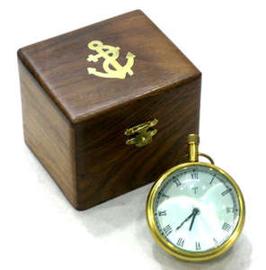 Horloge de table en aluminium personnalisée faite à la main artisanat indien Style nautique moulage noir écran arrière dessus de table décoratif - Product Image 3