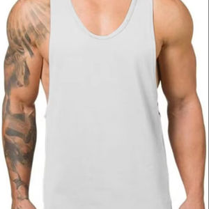 Nouveau design Débardeur musculaire sans manches avec logo personnalisé pour hommes pour l'entraînement en salle de sport, la musculation, le fitness et les vêtements de sport - Product Image 1