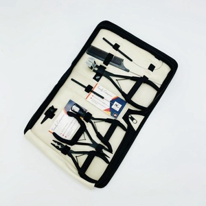 Kit de Herramientas Profesionales para Extensiones de Cabello con Queratina, Color Negro Mate, Acero Inoxidable de Grado Quirúrgico, Incluye Pinzas de Presión para Extensiones Adhesivas - Product Image 1